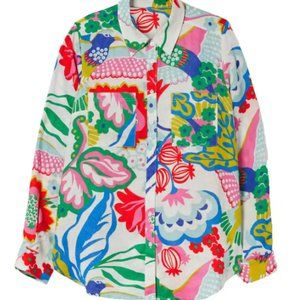 Boden Linen Buttondown Floral